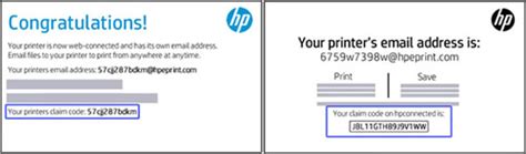 hp connected claim code.